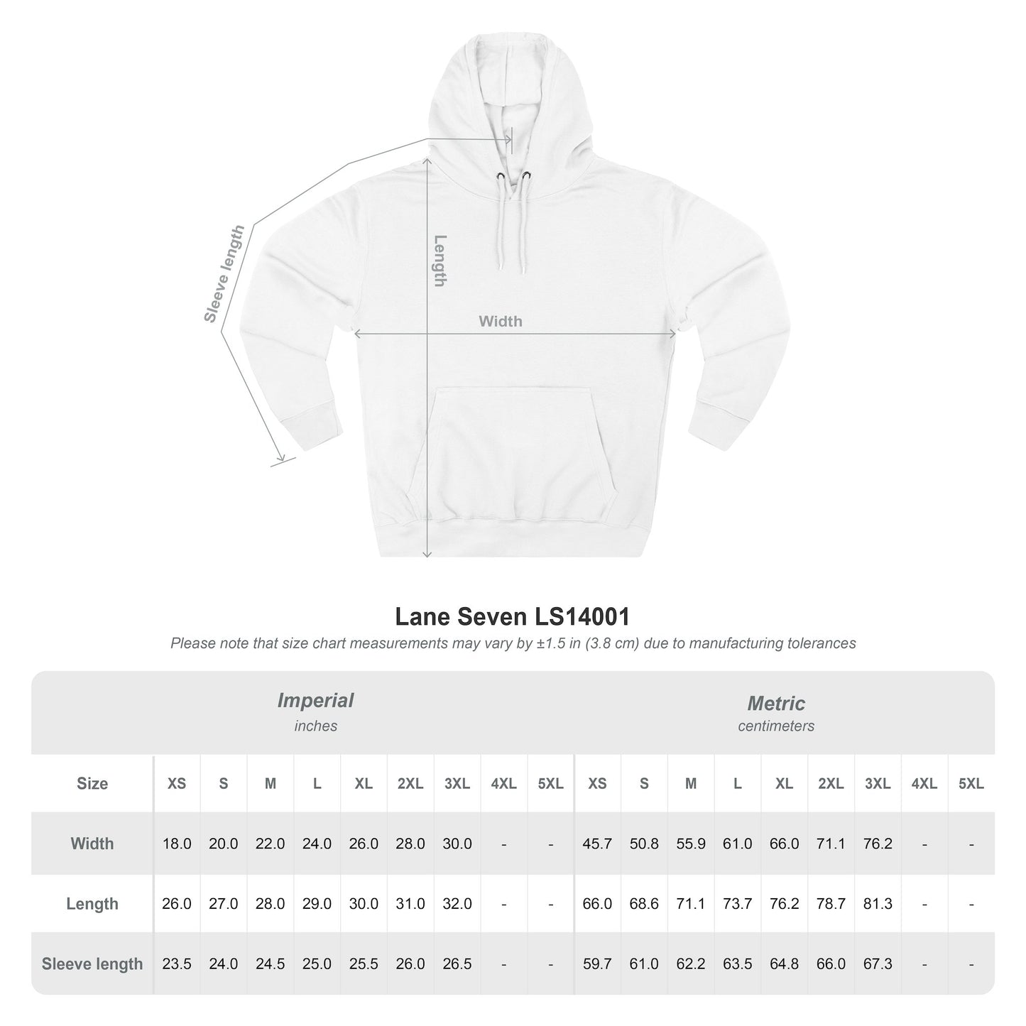 J FU Classic Premium Hoodie — Large Black Logo